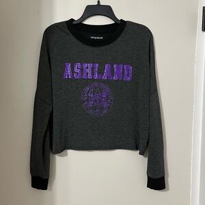 CampDavid | Ashland University Cropped Long Sleeve Shirt